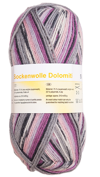 Dolomiti - Sockenwolle 4x50g